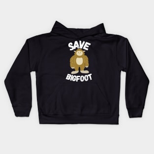 Save bigfoot Kids Hoodie